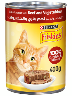 Friskies Cat Sauce Beef and vegetable 400 gr