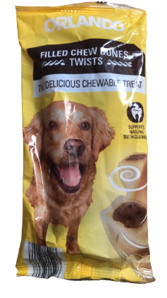 ORLANDO - Dog filled chew bones twistis 200 gr