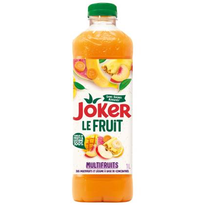 Joker Multifruit Sans sucre ajouté 1L