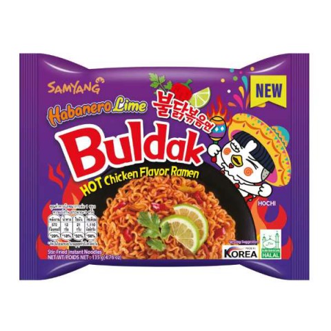 Hot Chicken Buldak Ramen Habanero Lime 135g 