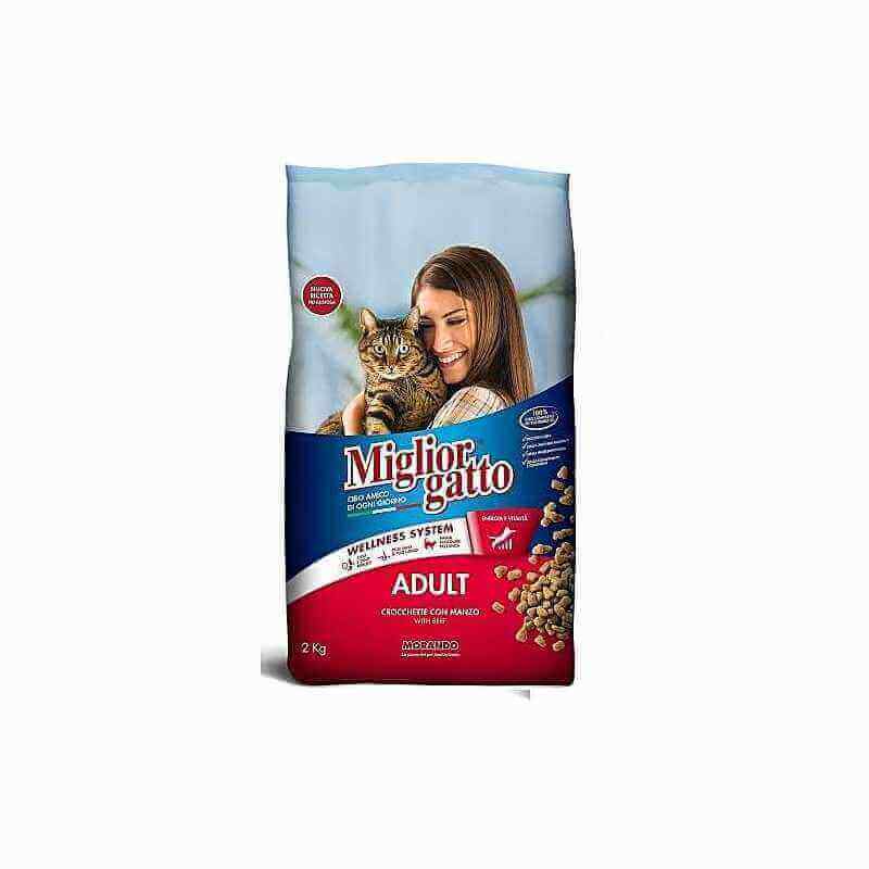 MIGLIOR Gatto Cat Adult Boeuf 2 kg