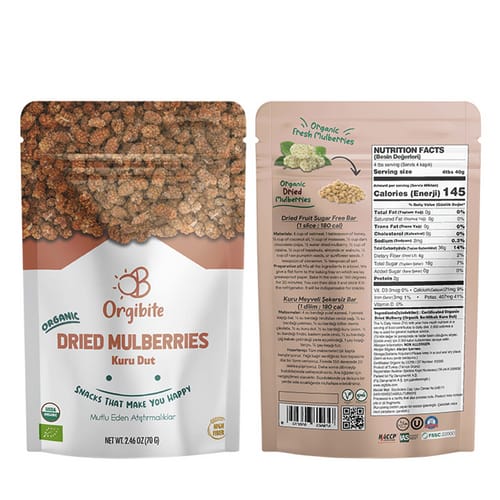 Mûres séchées 250 gr 