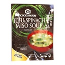 Tofu Spinach Miso Soup | Kikkoman (3*10gr) 