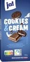 Ja! - Cookies & Cream chocolate - 100g 