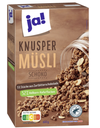 Ja! muesli croustillant au chocolat 600g