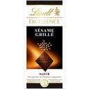 Lindt Excellence Black Toasted Sesame with Crunchy Sesame Seeds 100g