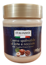 Italiamo Milk and hazelnut cream deluxe 190 gr 