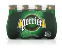 Perrier sparkling natural mineral water - 8 x 20cl glass bottles