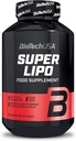 BioTechUSA Super Lipo | Sans caféine | Avec L-carnitine, CLA, HCA, extrait de thé vert | Pour la gestion du poids et le soutien du métabolisme | Sans gluten, 120 comprimés